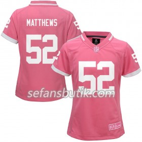 Green Bay Packers Tröjor Clay Matthews 52 Nike Rosa - Dame